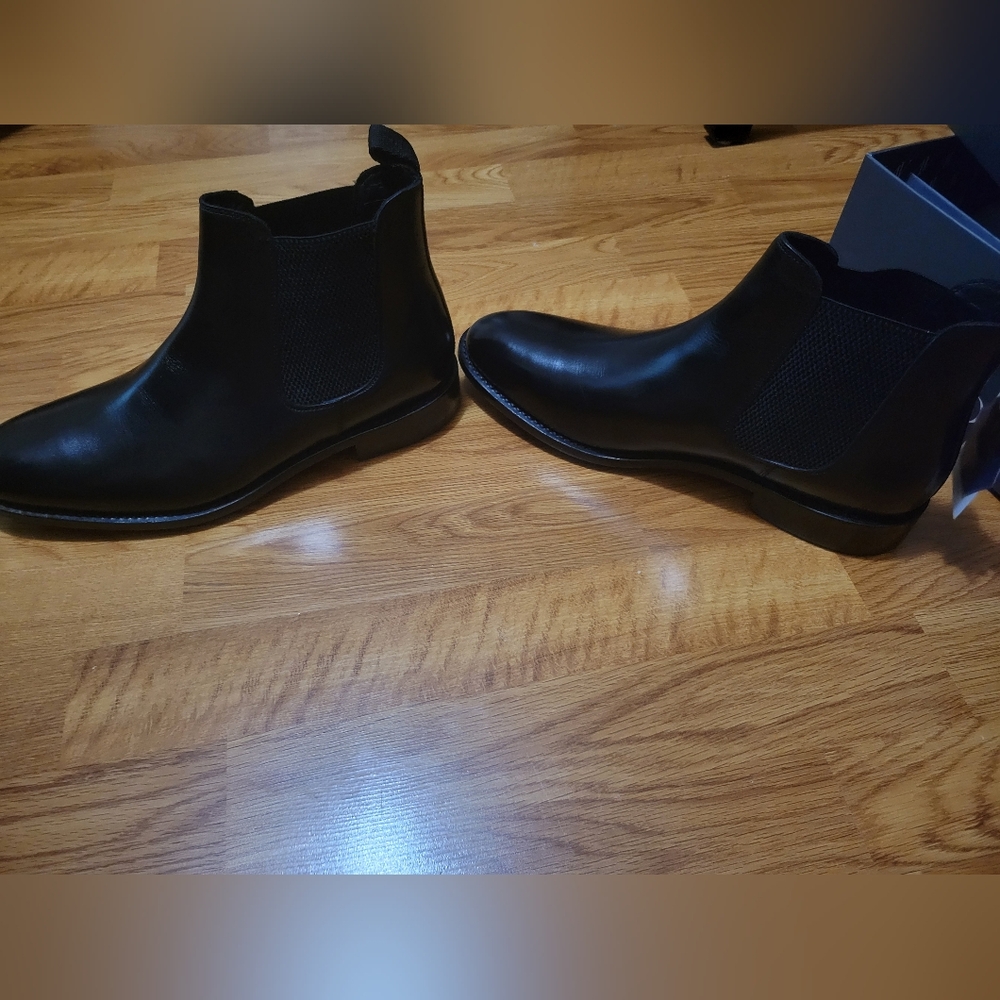 Anthony veer mens black pull over boots